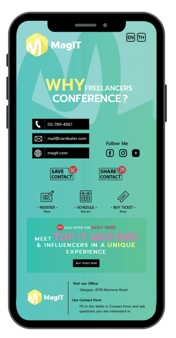 event (1) Branding Card